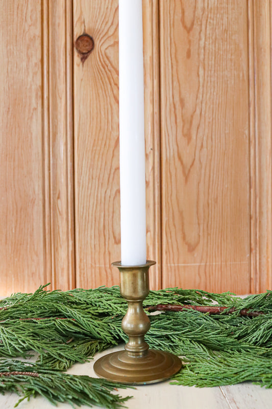 Vintage Small Brass Candle Holders