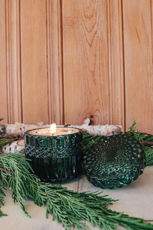 Mistletoe Holly Petite Shimmer Candle