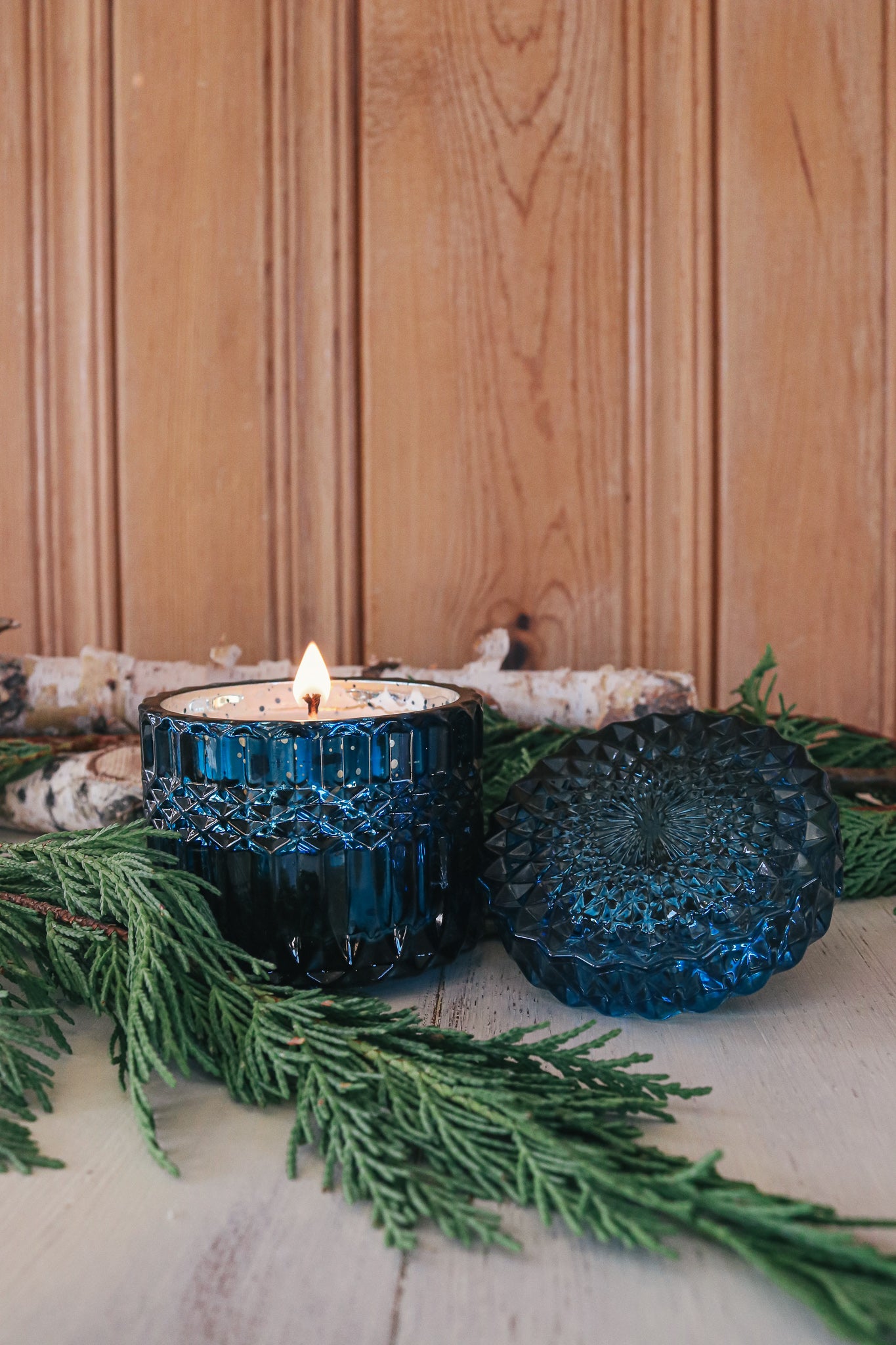 Blue Spruce Petite Shimmer Candle