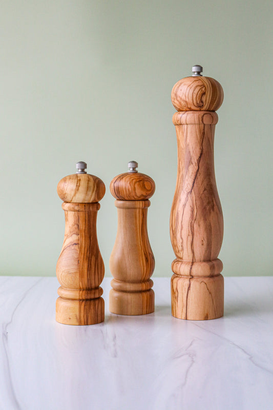 Olive Wood Salt/Pepper Mill 10"