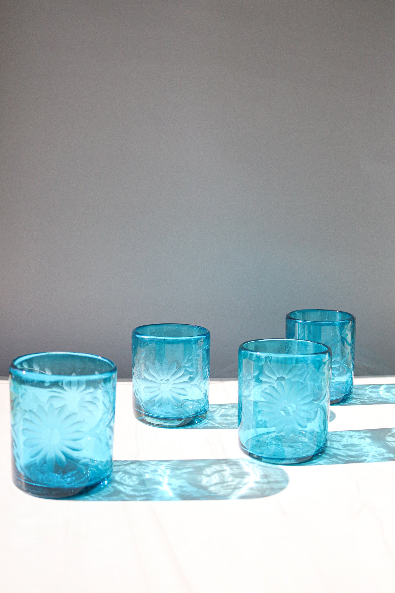 Aqua Condessa Short Glass