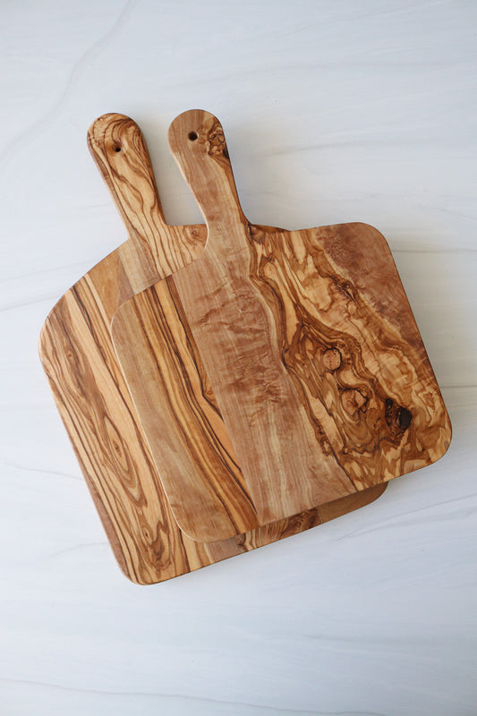 Olive Wood Cheese Serving Board