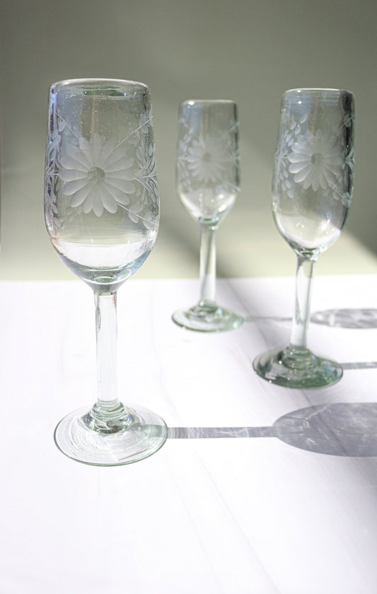 Clear Condessa Champagne Glass