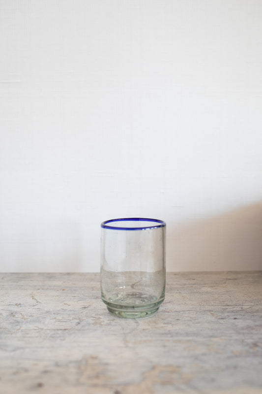 Blue Rim Glass