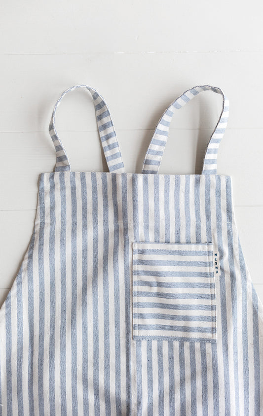 Striped Crossback Bib Apron