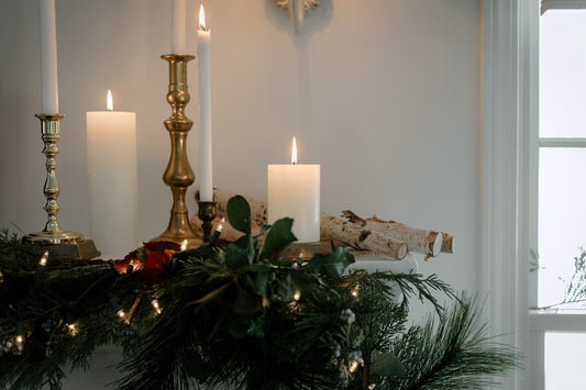 Vintage Brass Candle Holder