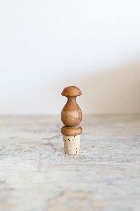 Olive Wood Bottle Stopper