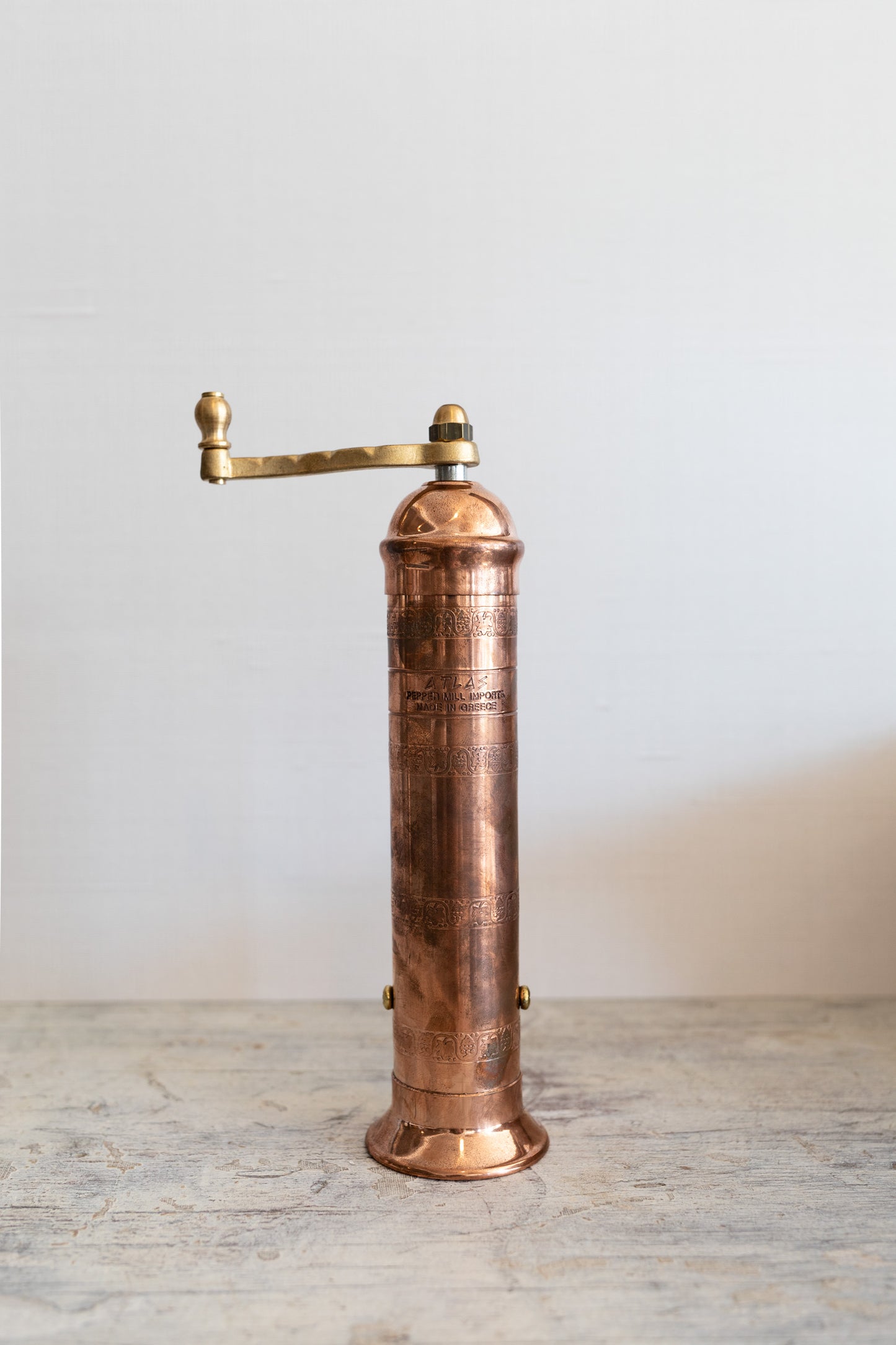 8" Atlas Copper Pepper Mill