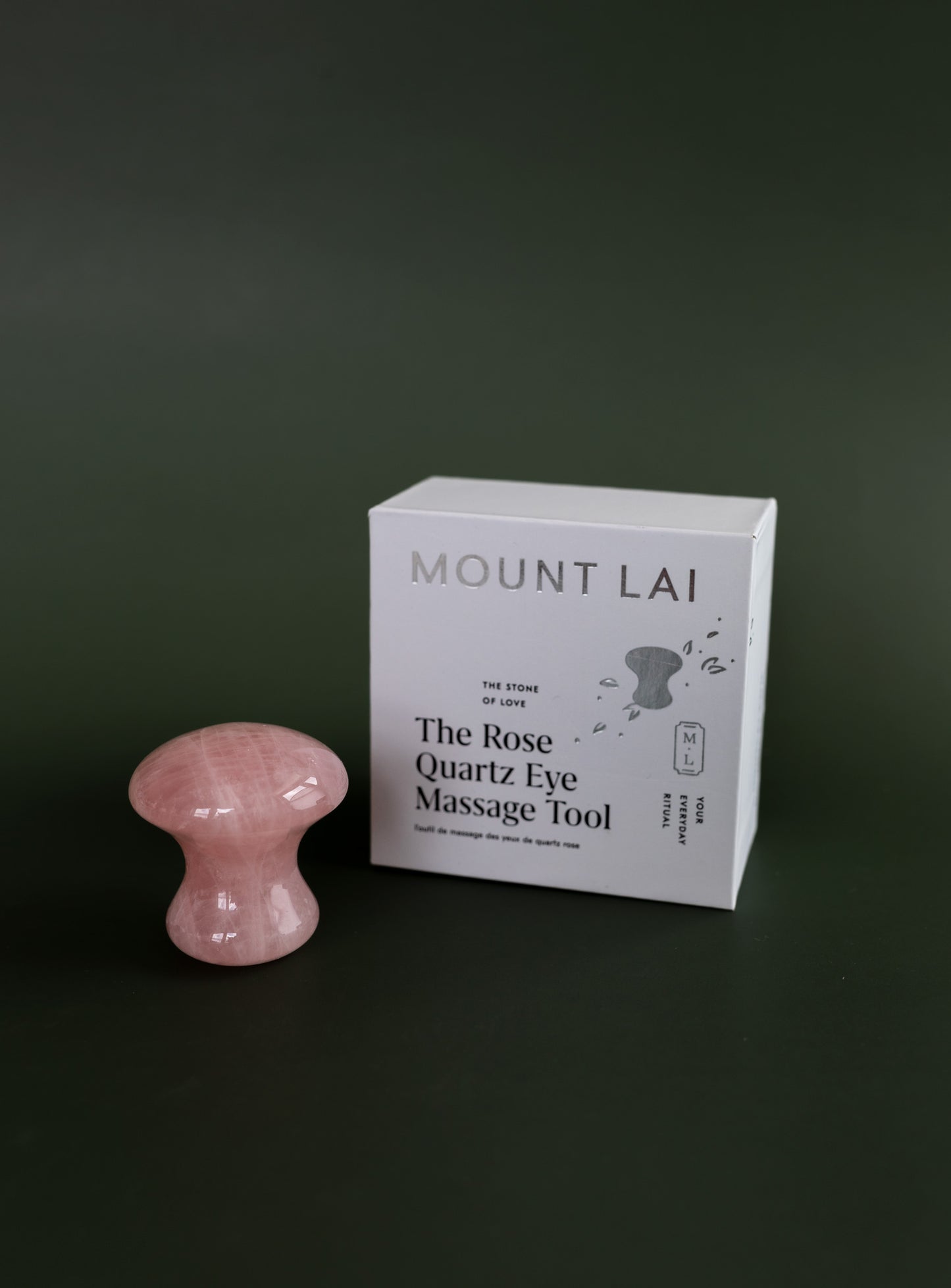 Rose Quartz Eye Massage Tool