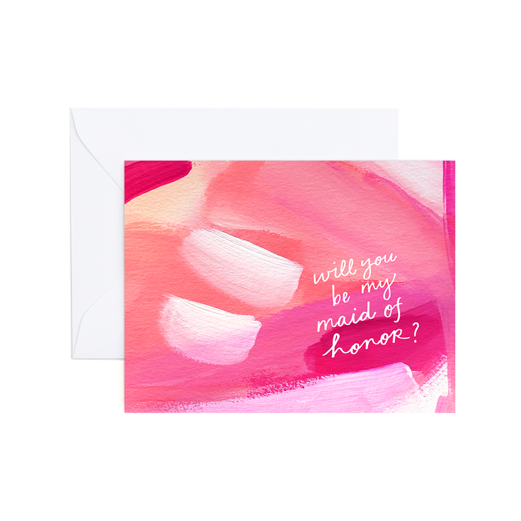 Whitney Maid of Honor Card