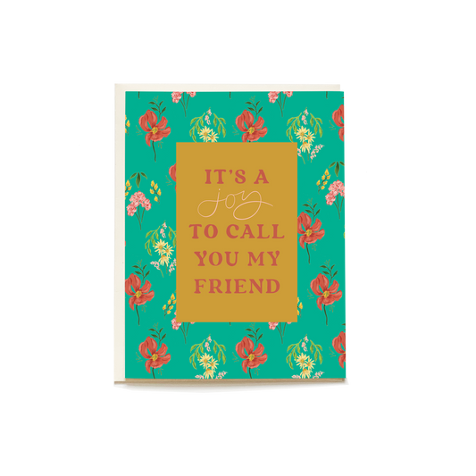 Vintage Sprigs Friendship Card