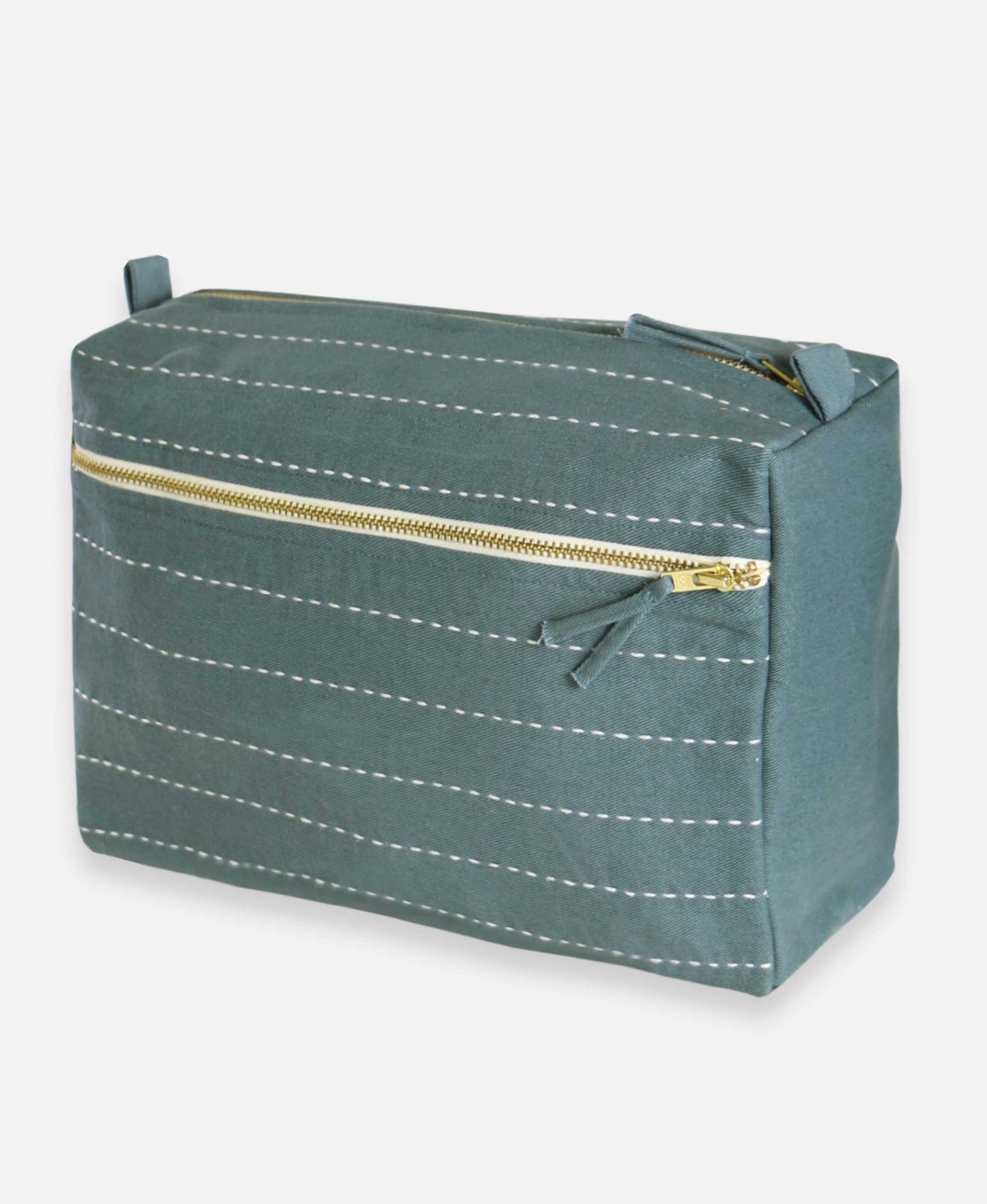 Large Pin-Stitch Toiletry Bag