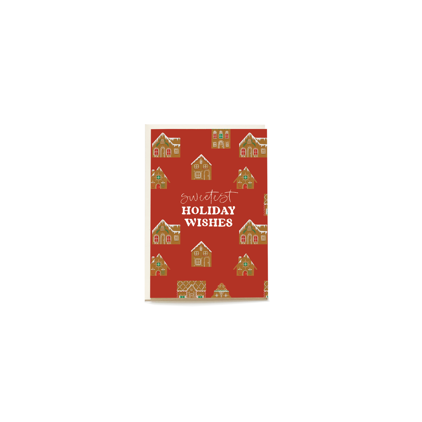 Mini Gingerbread Flat Holiday Card