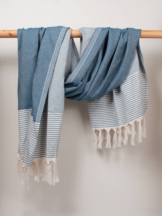 Amalfi Indigo Hammam Towel