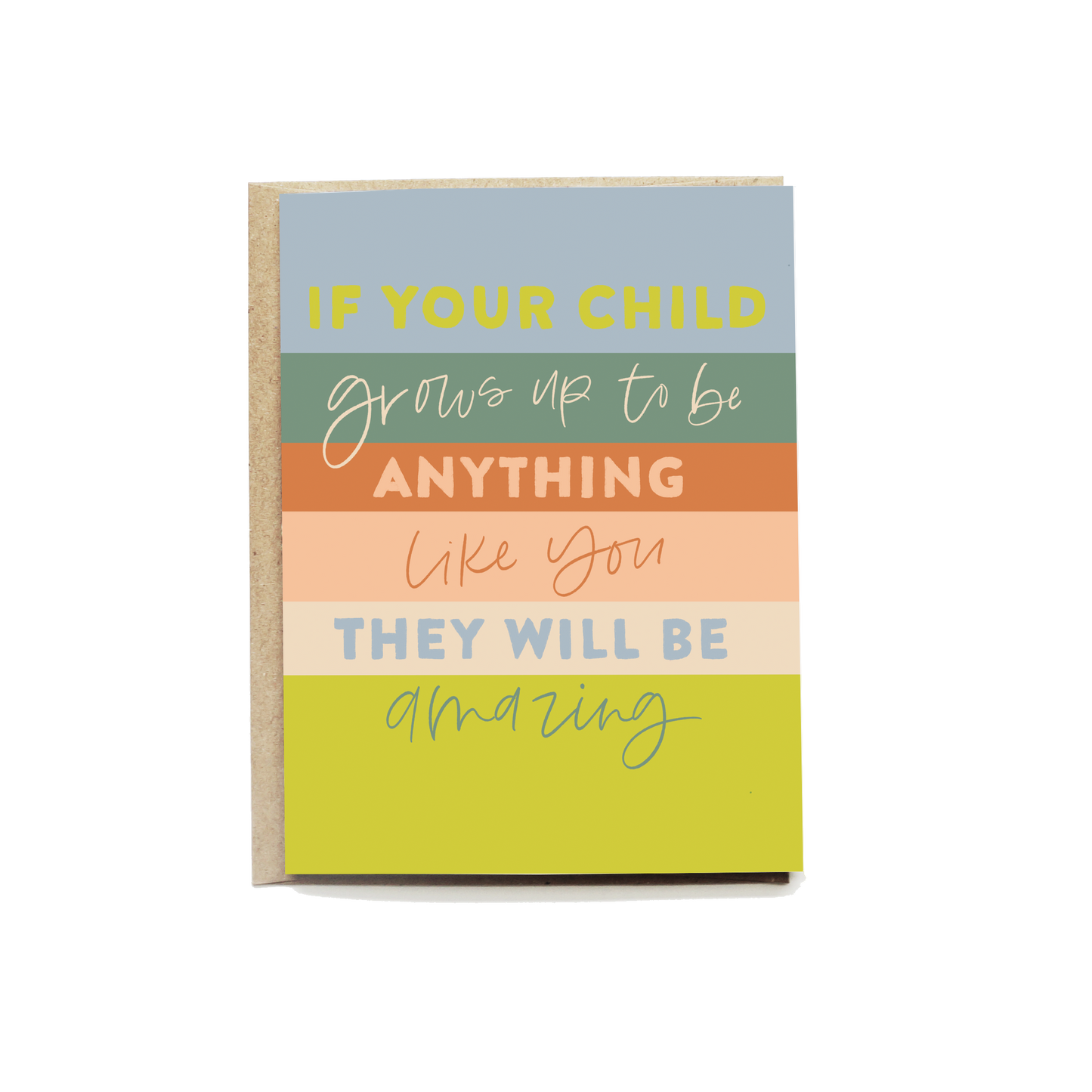 Amazing Parents New Baby Card