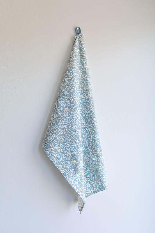 Floral Mineral Green Tea Towel