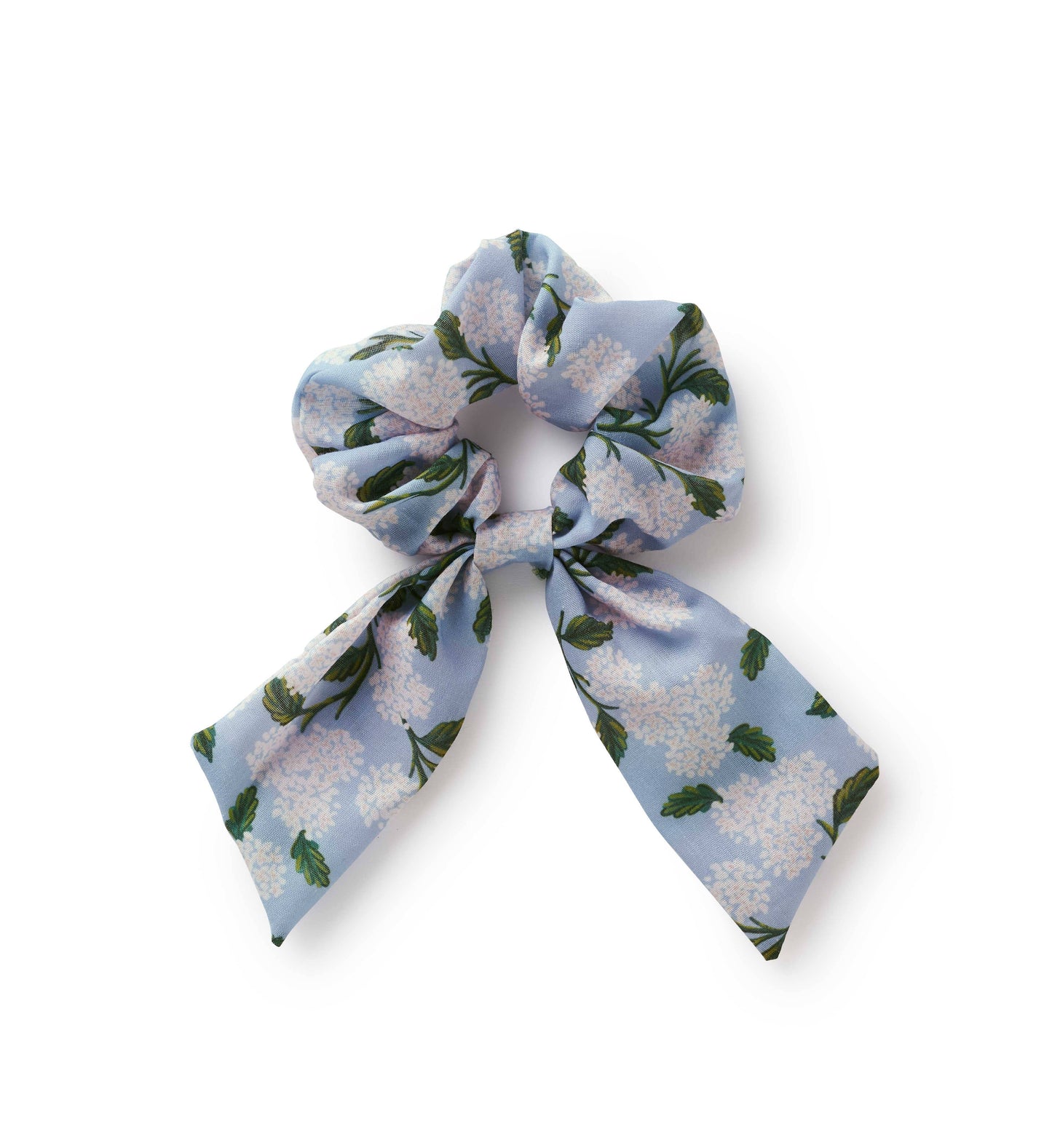 Blue Hydrangea Scrunchie