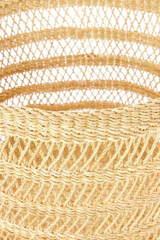 Lace Weave Basket Bin - Medium