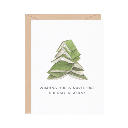 Novel-ous Christmas Tree Card