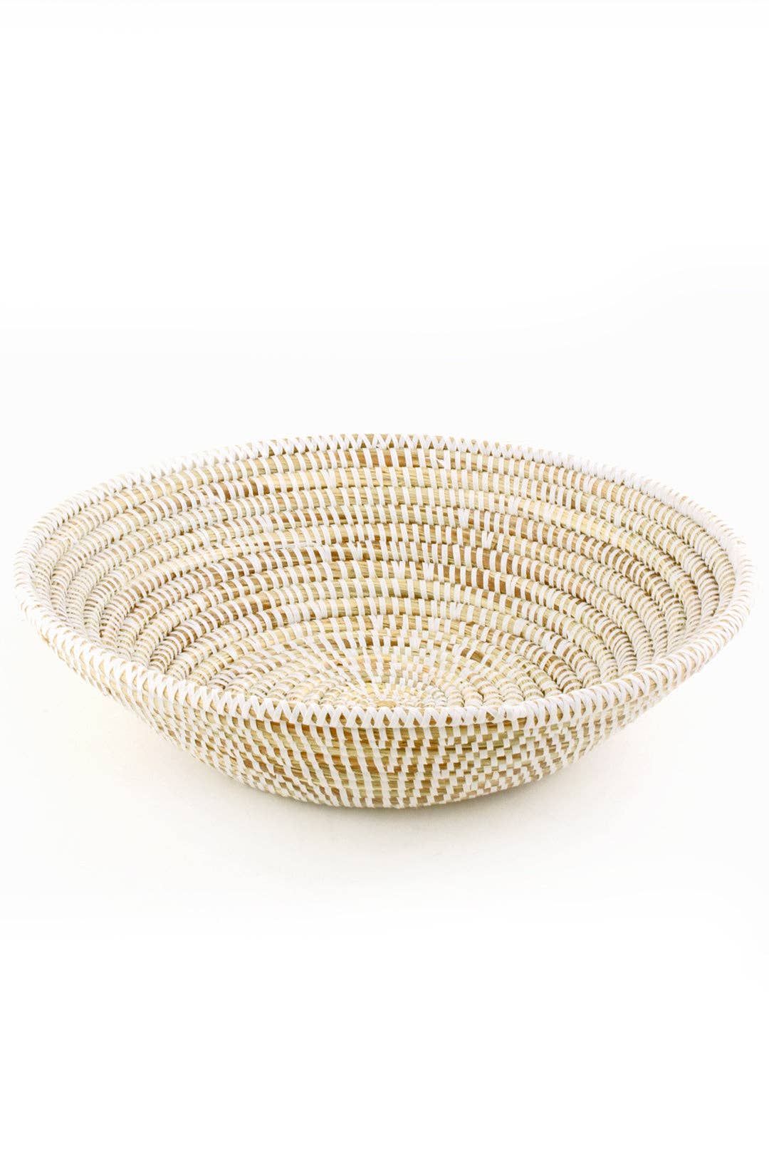 Solid White Grain Basket - Basket