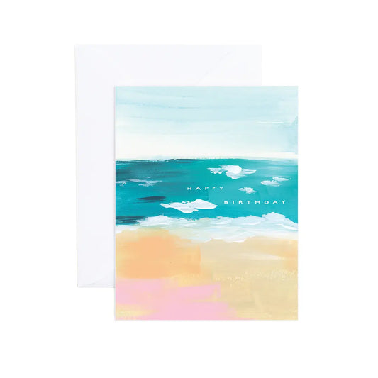 Serena Colorful Coastal Birthday Card