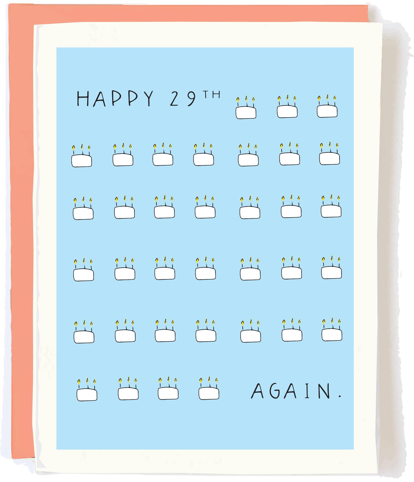 Funny 30th Birthday Card - 29 Again