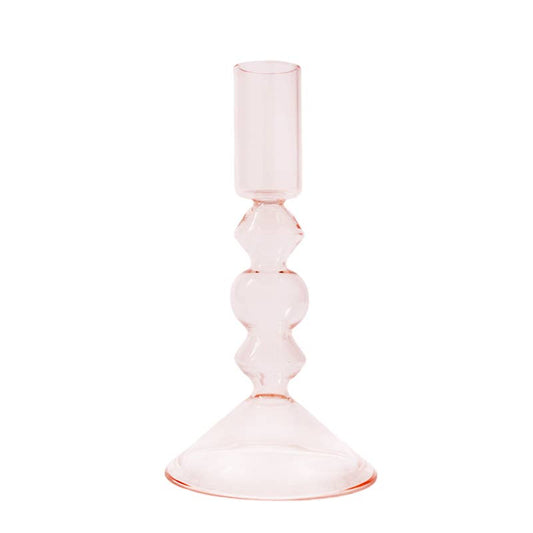 Small Wisteria Pink Candleholder