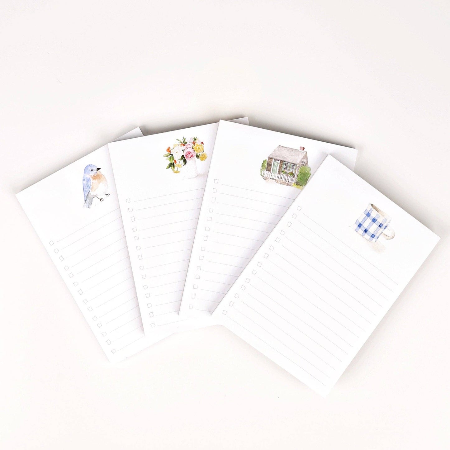 Hydrangea Bouquet Checklist Notepad