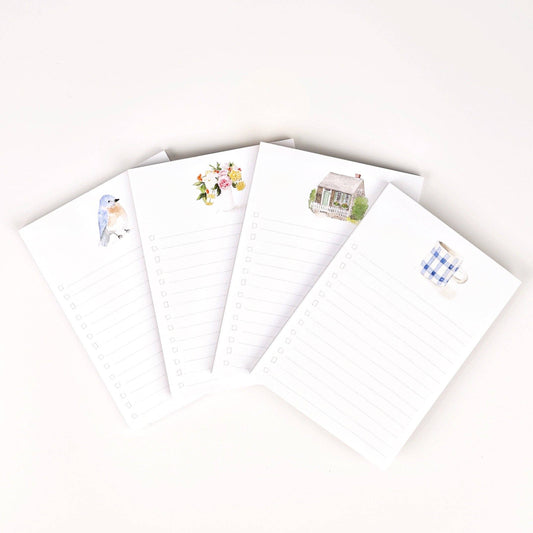 Hydrangea Bouquet Checklist Notepad