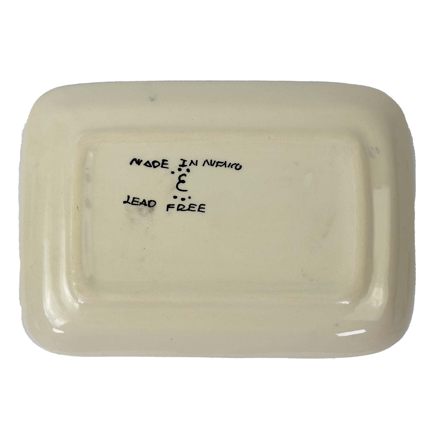 Blue Plumeado Ceramic Serving Platter