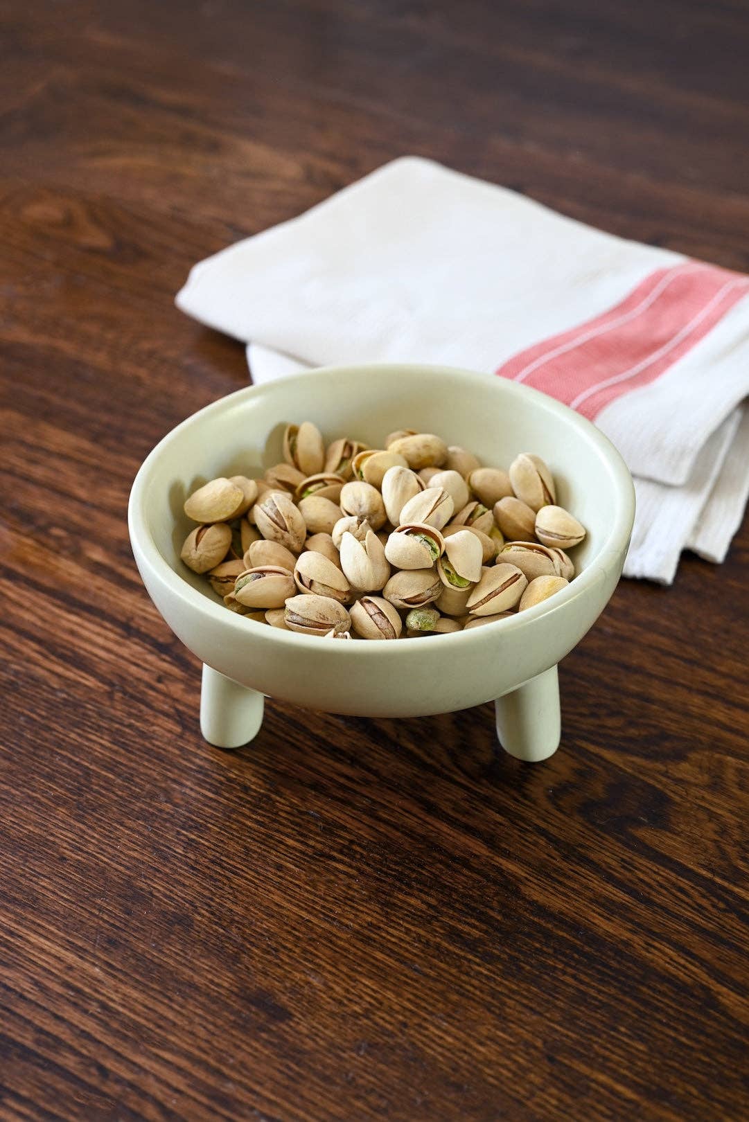 Natural Soapstone Footed Bowl