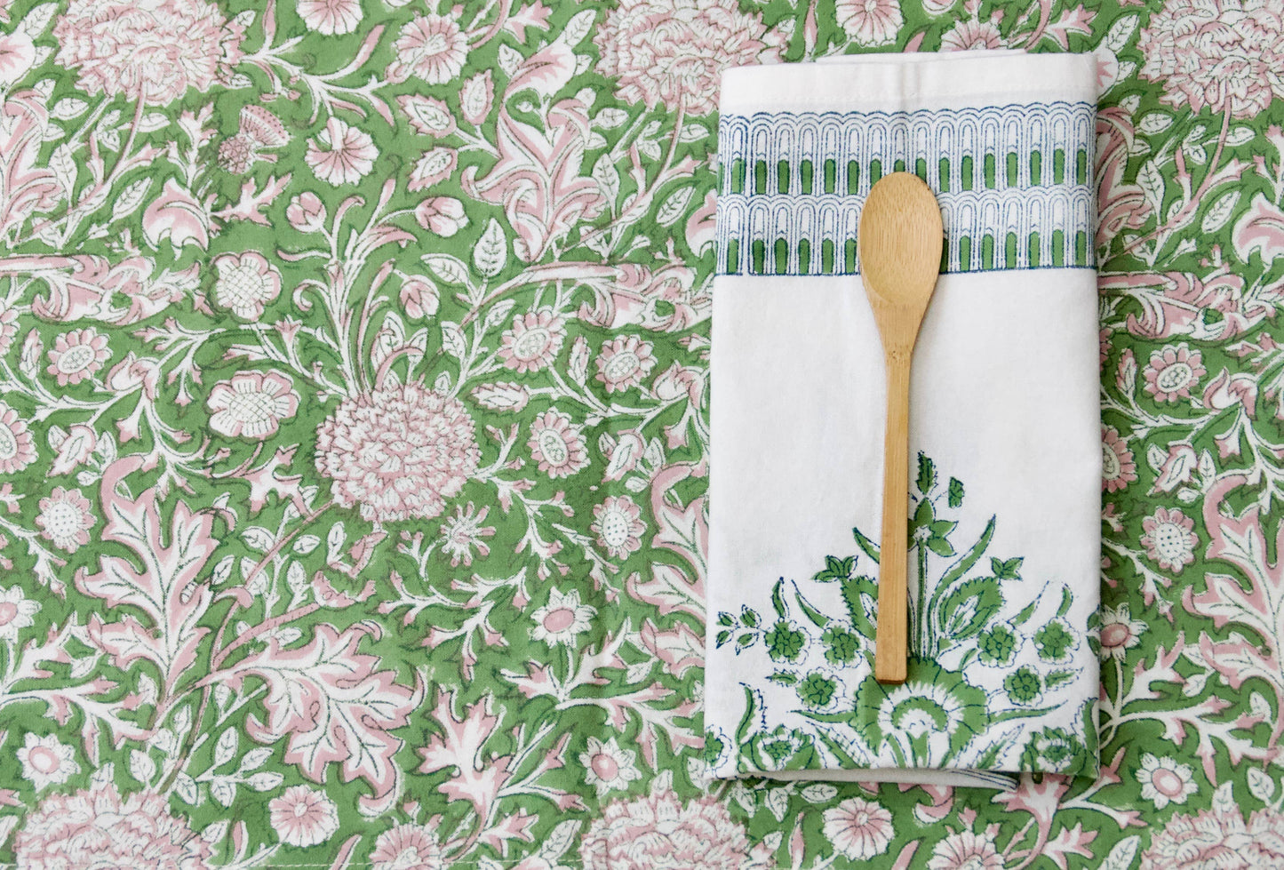 Varmala Green Napkin (Set of 4)