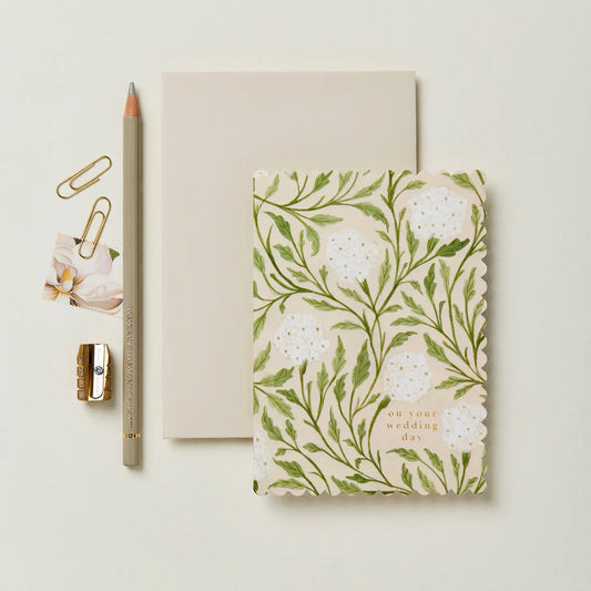 Flora Wedding Day Card