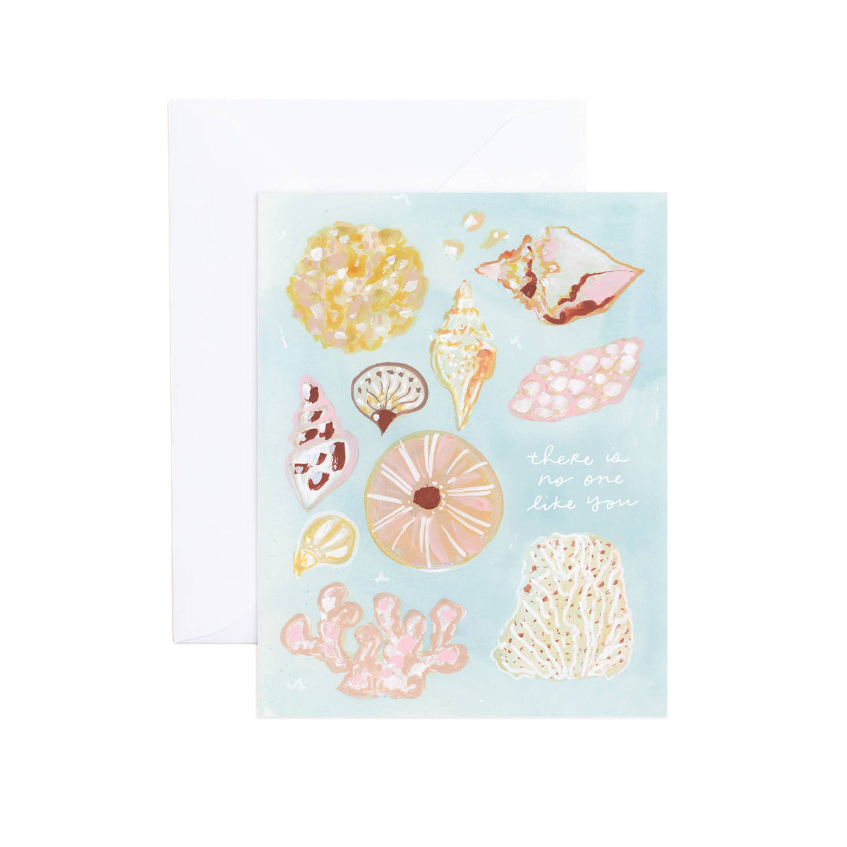 McKenna Coral Sea Shell Love & Friendship Greeting Card