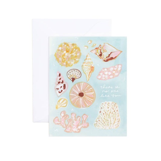 McKenna Coral Sea Shell Love & Friendship Greeting Card