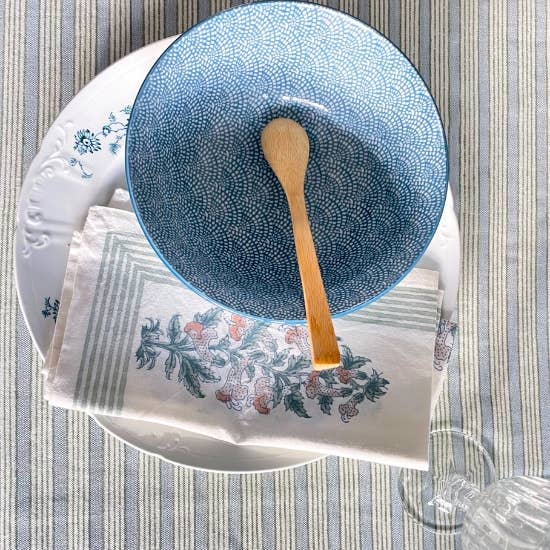 Tablecloth (62" x 106") Edelweiss Stripe