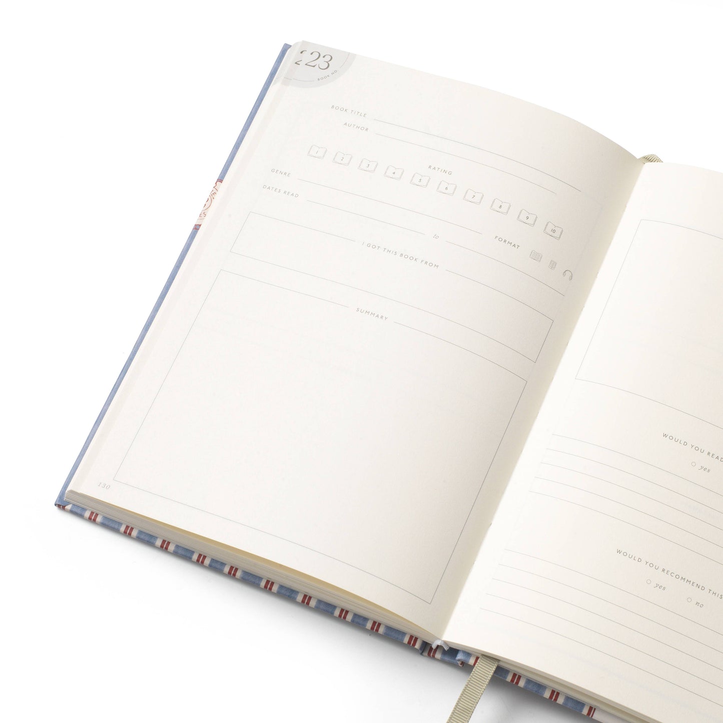 Bibliothèque Hardcover Guided Reading Journal