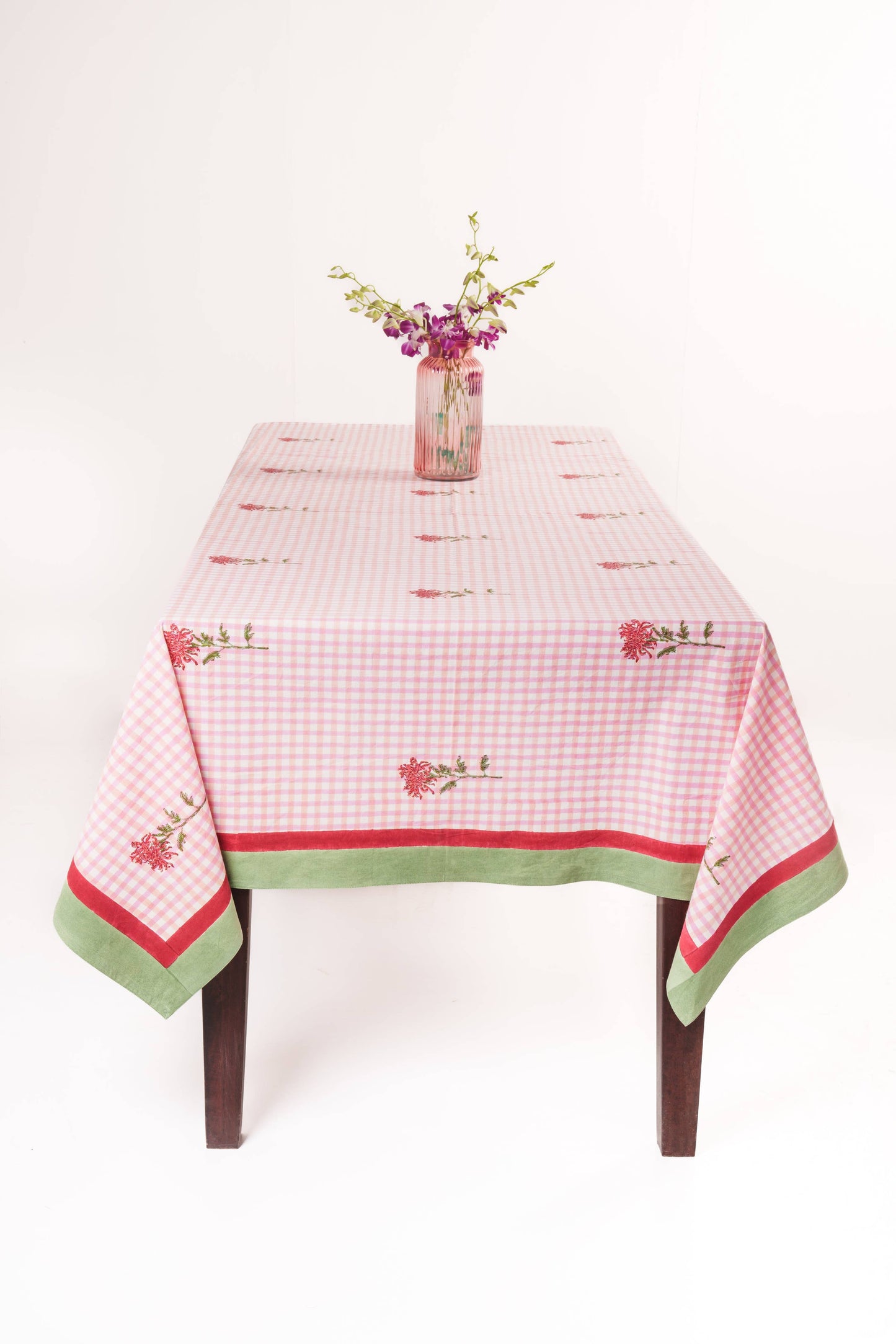 Dahlia Gingham Tablecloth (60" x 90")