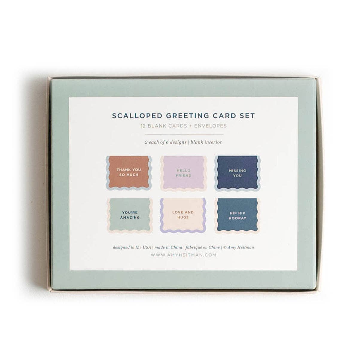 Scalloped Card Set