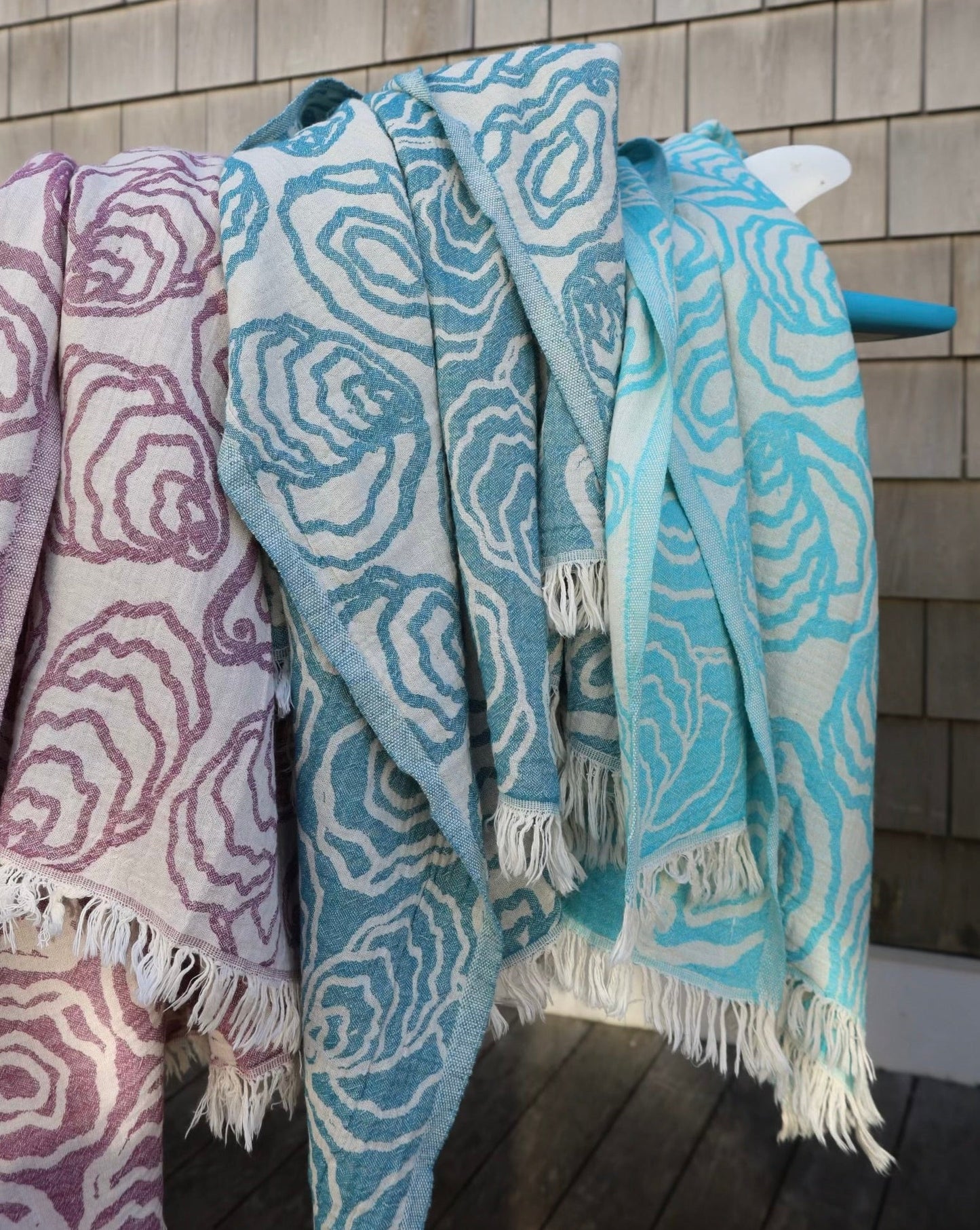 Oyster Restoration Towel Turquiose