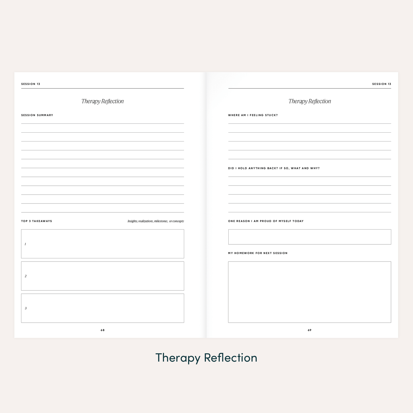 The Therapy Companion: Blush
