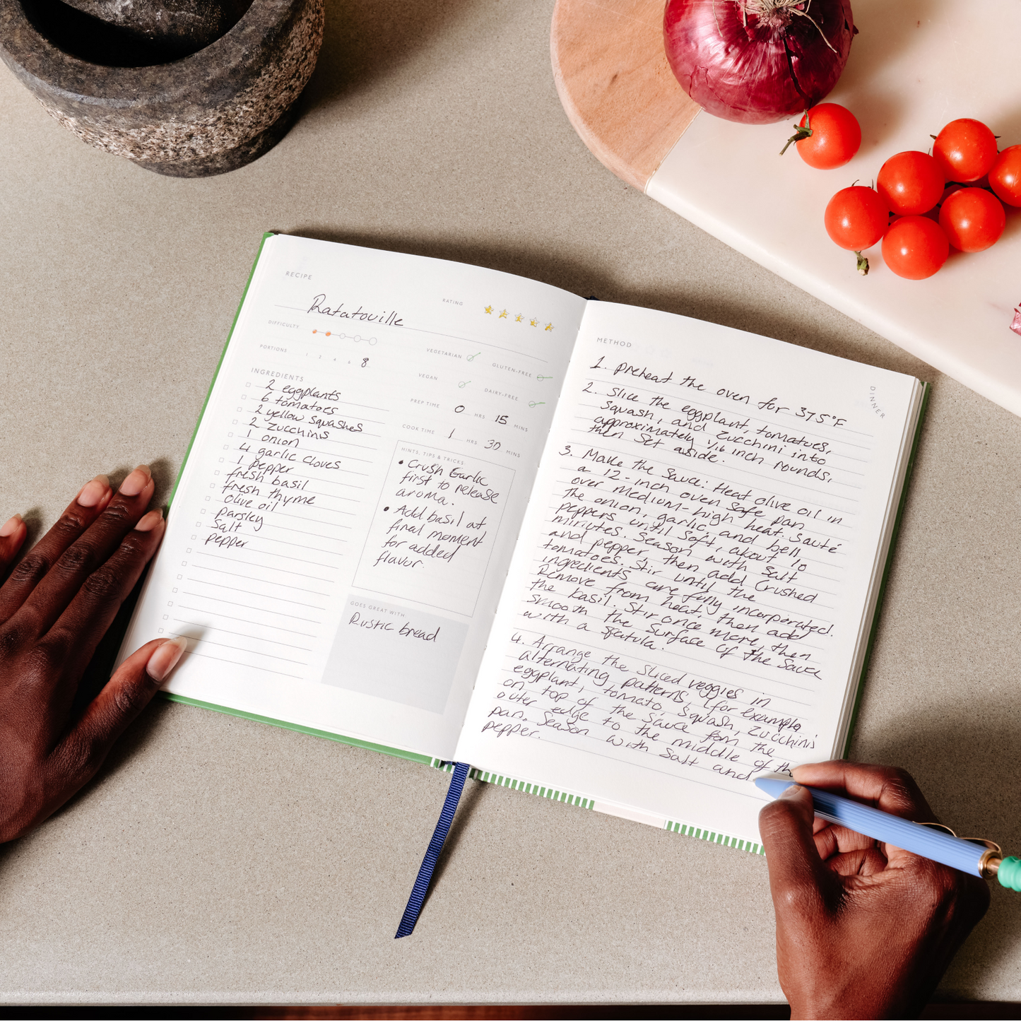Vegetable Medley Recipe Journal
