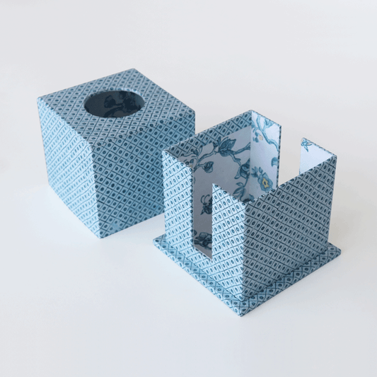 Indigo Tissue Box