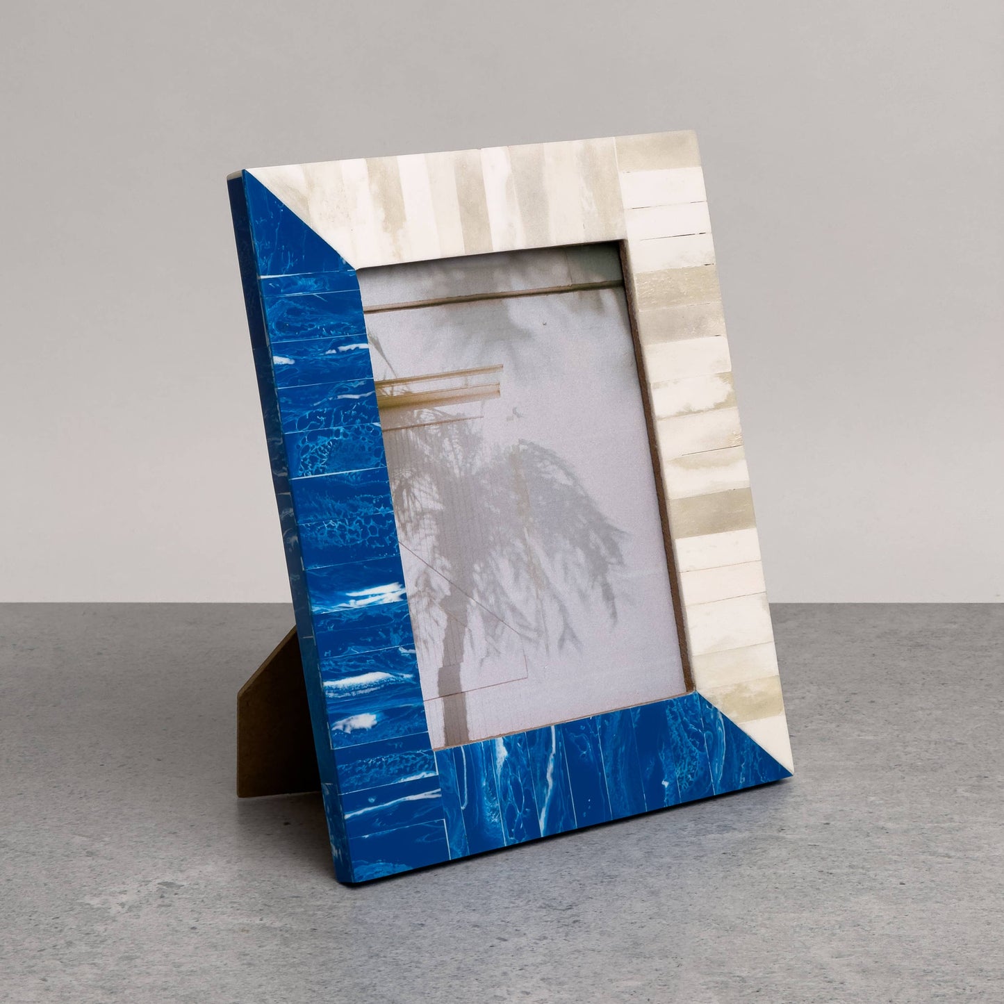 Blue & White 5X7" Frame