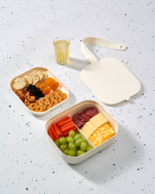 Cream Lunch Box