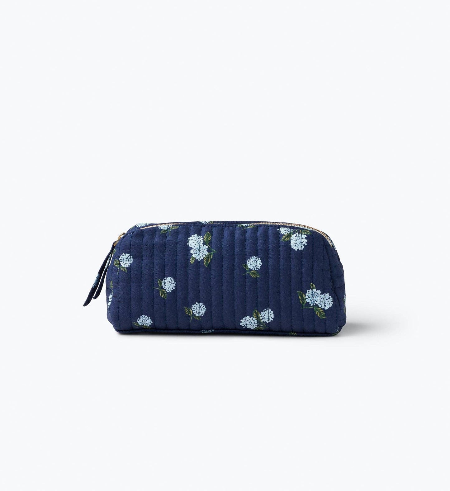 Ditsy Hydrangea Quilted Small Cosmetic Pouch