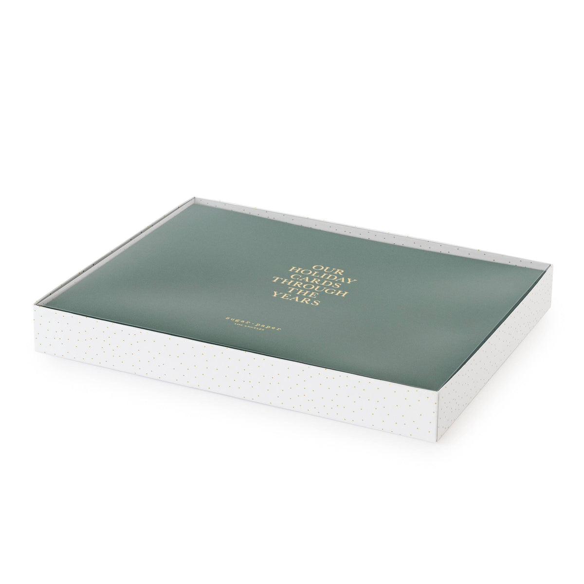 Dark Green Holiday Card Book