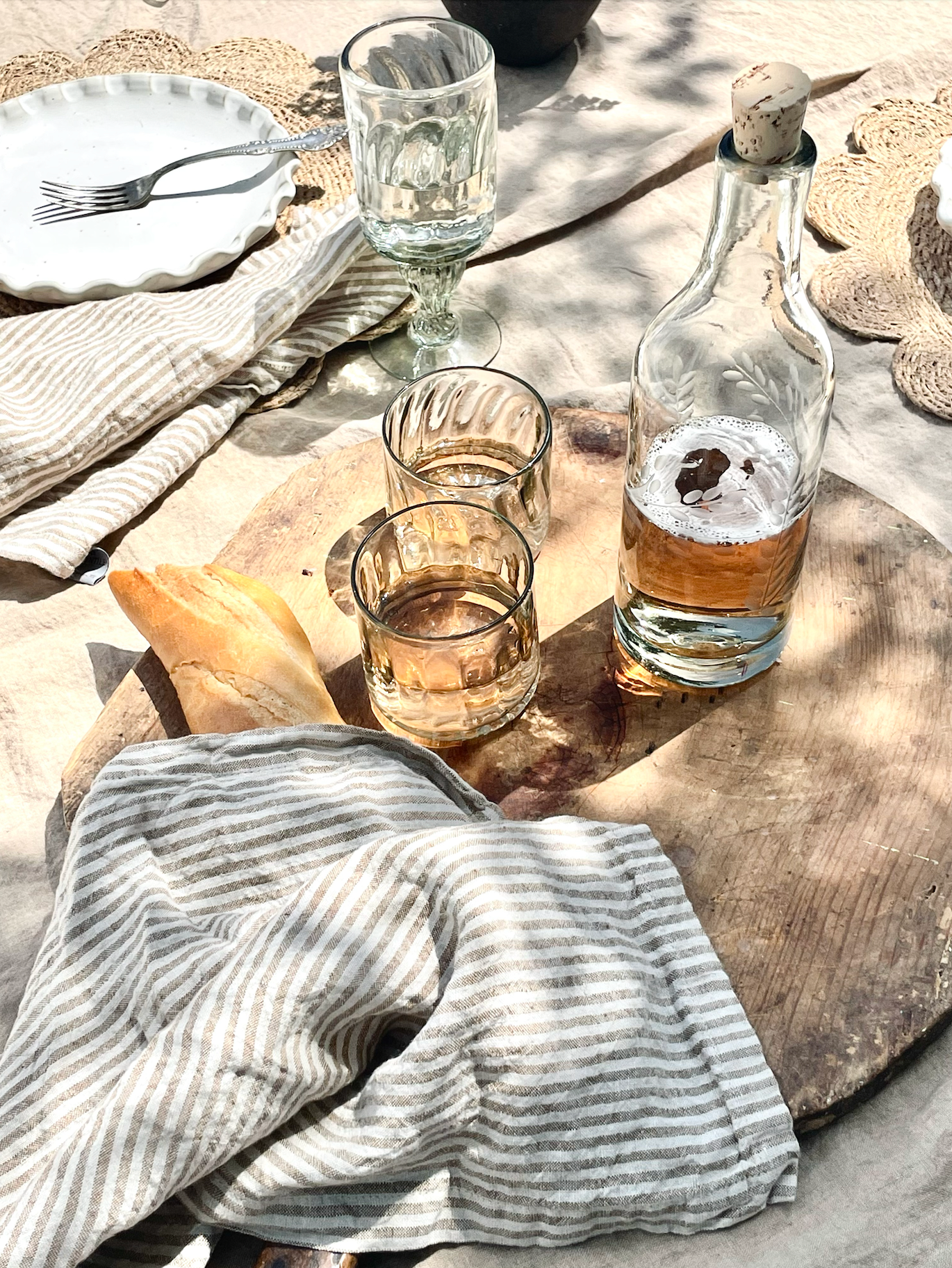 Handblown Fluted Tumbler: Medium