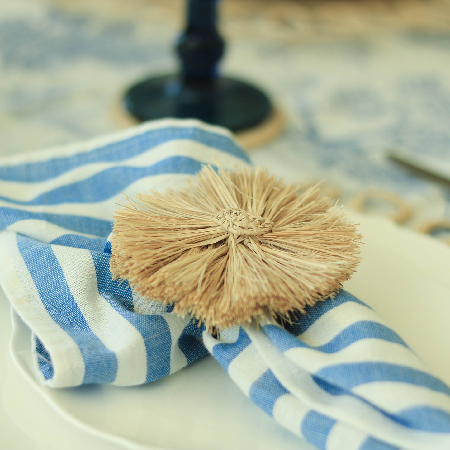 (Set of 4) Fringe Napkin Ring