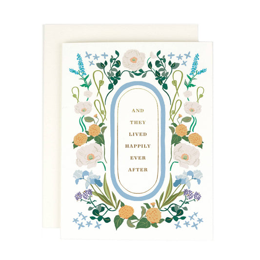 Happily Ever After Floral Card